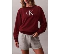 Calvin Klein Ls Monologo French Terry Renaissance Red Taille: XXS | Pulls Outlet | Femme | Rouge