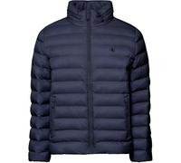 Calvin Klein LS NYLON LT WT HOODED FZ PUFFER LV04RC511G Vestes pour homme, bleu foncé (saphir foncé) L, Bleu (saphir foncé), L