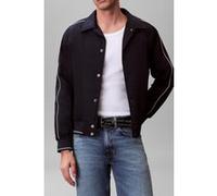 Calvin Klein Ls Nylon Snap Bomber Jacket Dark Sapphire Taille: S | Vestes légères Outlet | Homme | Bleu