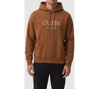 Calvin Klein Ls Premium Fleece Sweatshirt Bronze Gold Taille: S | Sweatshirts à capuche Outlet | Homme | Marron