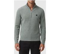 Calvin Klein Ls Ribbed Quarter Zip Sweater Autumn Green Taille: M | Pulls col roulé Outlet | Homme | Vert