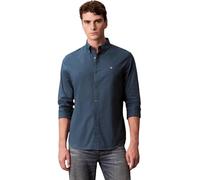 Calvin Klein Ls Solid Oxford Classic Shirt Lv140Em125 Autres Chemises, Blue (Navy Teal), S Homme