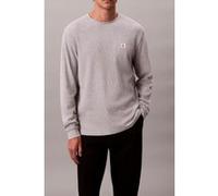 Sweat-shirt Calvin Klein Jeans Waffle Badge gris - M