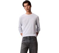 Calvin Klein Ls Waffle Badge Crewnk Tee Lv040Em217 Tees, Bleu, M