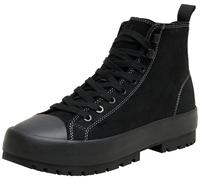 Calvin Klein Lugged Hybrid High Laceup Auth Ym0ym01092 Baskets pour Homme, Noir Triple Black, 45 EU