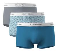Calvin Klein Lv00nb4389 Trunk Low Rise Boxers 3 Units Bleu,Gris XL Homme