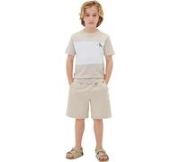 Calvin Klein Boys Color Block 2-pack T-shirts Oatmeal Taille: 8 | T-Shirts Outlet | Unisex