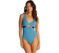 Calvin Klein Maillot de Bain Femme One Piece Dos Nu, Bleu (Storm Blue), XS
