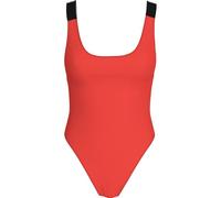 Calvin Klein Maillot de Bain Femme Scoop Back One Piece avec Bretelles Emblématiques