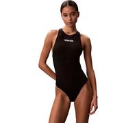 Calvin Klein Maillot de Bain Une pièce Dos échancré LV00Q61219 pour Femme, Noir (Noir), L