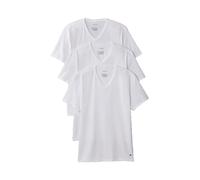Calvin Klein Maillot De Corps à Manches Courtes Et Col En V Lv00nb4186 3 Unités