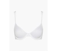 Calvin Klein Marquisette Unlined Demi Bra Blanc 32D Female