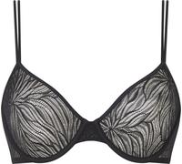 Calvin Klein Underwear Soutien-gorge 'Sheer Marquisette' noir / blanc, Taille 75