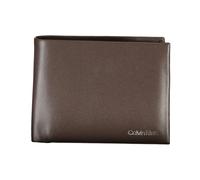 Calvin Klein Homme Portefeuille Concise Trifold Petit, Marron (Java), Taille Unique