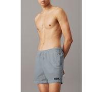 Calvin Klein Short de Bain Homme Medium Drawstring Séchage Rapide, Gris (Quarry), XL