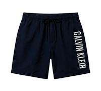 Calvin Klein - Medium Drawstring Swim Shorts - Homme - Maillots de bain - Bleu - Taille: M