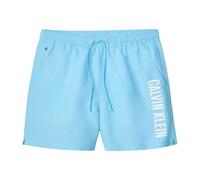 Calvin Klein - Medium Drawstring Swim Shorts - Homme - Maillots de bain - Bleu - Taille: S
