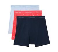Calvin Klein Men Boxer Brief 3 PK Pink (Shoreline/Diamond Logo Punch Pink/B) S