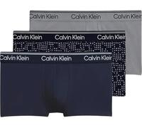 Calvin Klein Men Low Rise Trunk 3PK Blue (Shoreline/Cut Circles Shoreline/Mis) 4XL