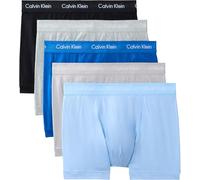 Calvin Klein Men Trunk 5pk Blue (Classic Blue/Porpoise/Black/Grey) L