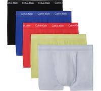 Calvin Klein Men Trunk 5pk Green (Green Bloom/Dazzling Blue/Black/) XS