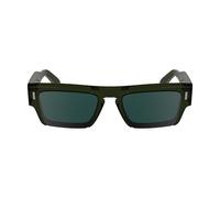 Calvin Klein Men's Sunglasses CK24532S - Khaki with Solid Petrol Lens