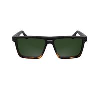 Calvin Klein Men's Sunglasses CK25501S - Black/Havana with Solid Green Lens