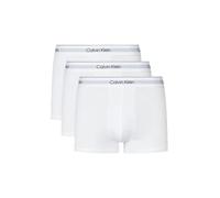 Calvin Klein, Men's, Trunk 3Pk 000NB3963A, White (White, White, White), 2XL