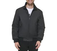Calvin Klein Men's Winter Coats - Sherpa-lined Hooded Soft Shell Jacket, Jet Black, Small
