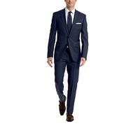Calvin Klein Men's X-Fit Slim Stretch Suit Separate (Blazer and Pant), Blue, 40W x 30L