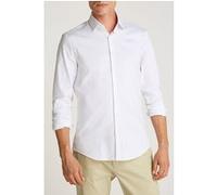 Calvin Klein Mini Structure Slim Bright White Taille: 42 | Casual chemises Outlet | Homme | Blanche