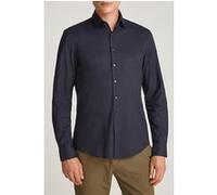 Calvin Klein Mini Structure Slim Night Sky Taille: 40 | Casual chemises Outlet | Homme | Le Noir