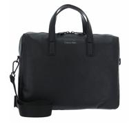 Calvin Klein Homme Sac pour Ordinateur Portable Must Simili Cuir, Noir (Ck Black), Taille Unique