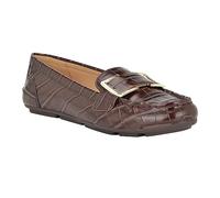 Calvin Klein Mocassins Lydia pour femme, Marron Croco 204, 35 EU