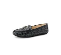 Calvin Klein Mocassins Plats Layne pour Femme, Noir 002, 8.5