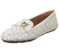 Calvin Klein Mocassins Plats Lisa pour Femme, Muilti Blanc 142, 35 EU