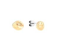 Calvin Klein MOLTEN PEBBLE Boucles d'oreilles Acier inoxydable plaqué or 35000117 - Femme - Or