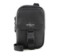 Calvin Klein Mono Textured Cross Mini Bag Portefeuille, Noir, Tek Beden Homme