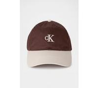 Calvin Klein Monogram EMB Colorblock Baseball Lv04G5000G Capuchon, Brown (Chocolate Martini), Taille Unique Homme