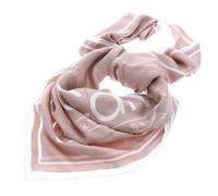 Calvin Klein Monogram Jacquard Logo Scarf 130x130 Cafe Au Lait