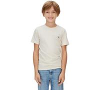 Calvin Klein Monogram Top IB0IB01093 Lot de 2 Paires de Chaussettes pour garçon Beige Sable 14 Ans, Beige (Beige Sable/Blanc), 14 Ans