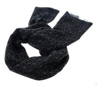 Calvin Klein Monogram Woven Light Scarf K50K509700 Écharpe de Poids Lourd, Noir (CK Black Jacquard Mono), OS Homme