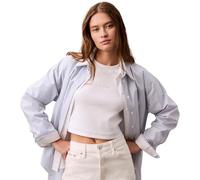 Calvin Klein Monologo Baby Rib Tee LV047AB802YAA007 Tees, Blanc, XXL