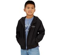 Calvin Klein Monologo Essential Jacket IB0IB02639 Veste coupe-vent pour garçon Noir 8 ans, Noir (Ck Black), 8 ans