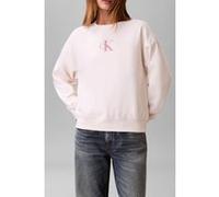 Calvin Klein Monologo Foil French Sweatpants Black Taille: M | Manches longues Outlet | Femme | Le Noir