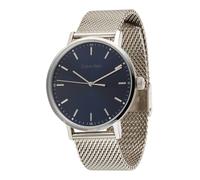 Calvin Klein Montre à affichage analogique bleu marine / argent, Taille One Size