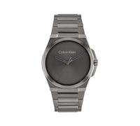 Calvin Klein Montre à Mouvement à Quartz Trois Aiguilles pour Homme Collection Meta-Minimal avec Bracelet en Acier Inoxydable Gris - 25200458
