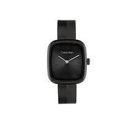 Calvin Klein Montre À Mouvement Quartz Deux Aiguilles pour Femme Collection CK ADOREavec Bracelet Milanais en Acier Inoxydable Noir - 25100100