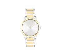Calvin Klein Montre À Mouvement Quartz Deux Aiguilles pour Femme Collection CK Linear Elegance avec Bracelet en Acier Inoxydable à Deux Coloris - 25100113