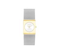 Calvin Klein Montre À Mouvement Quartz Deux Aiguilles pour Femme Collection CK Pulse avec Bracelet Milanais en Acier Inoxydable Argenté - 25100139